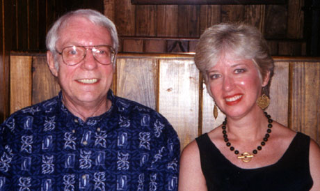 Bob Davidson and Pat Patterson at Sam Millers's, E Cary St, Richmond, July 2000