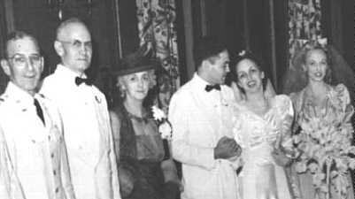 Freda's wedding to Bert Mineman